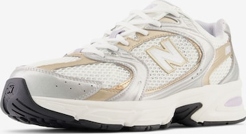 Baskets basses '530' new balance en argent : devant