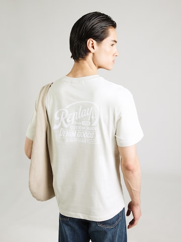 REPLAY Shirt in Grijs: voorkant