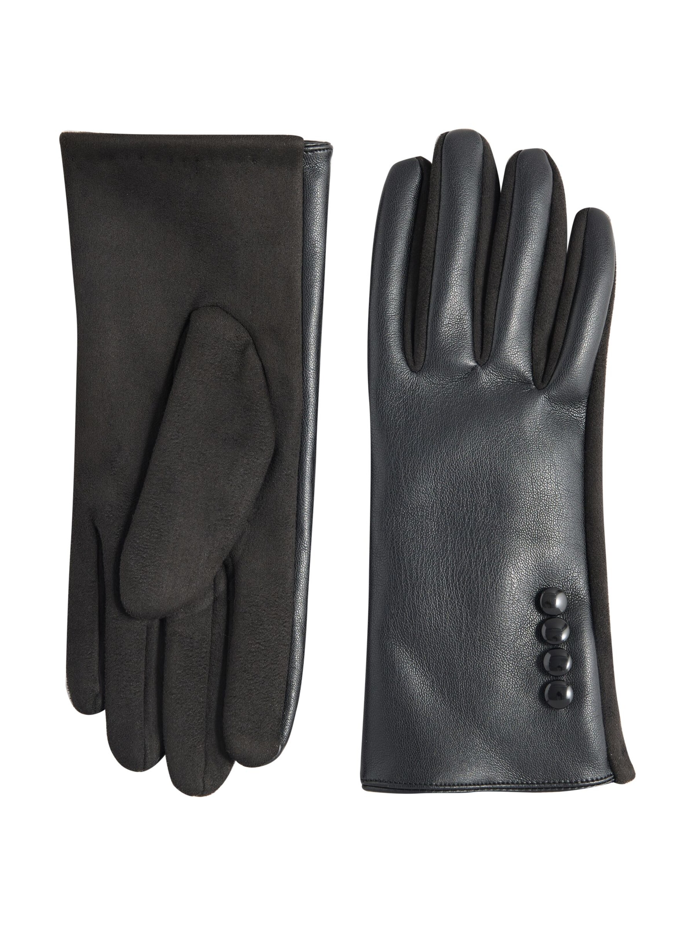 Gants Friends Like These en noir : devant