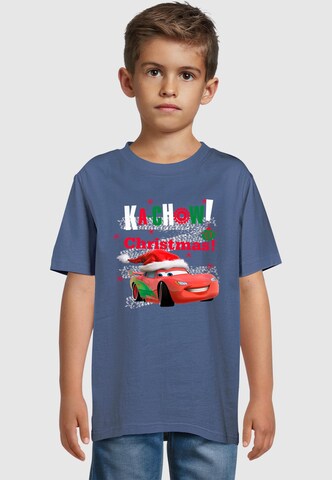 ABSOLUTE CULT T-Shirt 'Cars - Kachow Christmas' in Blau: Vorderseite