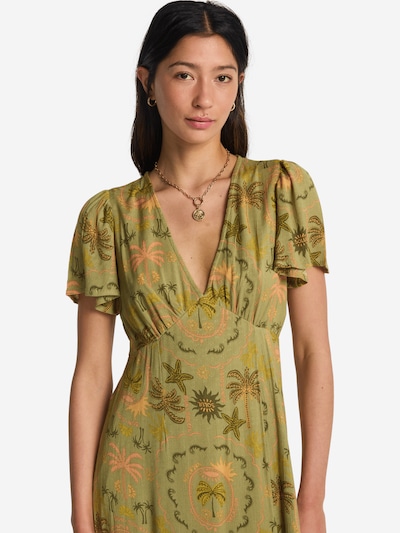 BILLABONG Vestido en verde / oliva / verde pastel / albaricique, Vista del producto