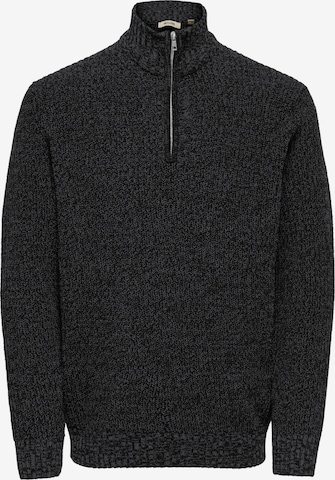 Pull-over 'JOIN' Only & Sons en noir : devant
