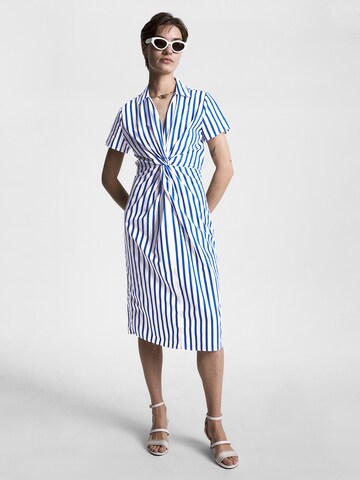 TOMMY HILFIGER Blusenkleid in Blau: Vorderseite