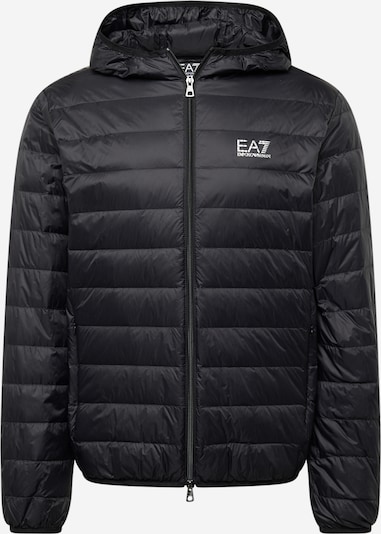 EA7 Emporio Armani Zimska jakna u crna / bijela, Pregled proizvoda