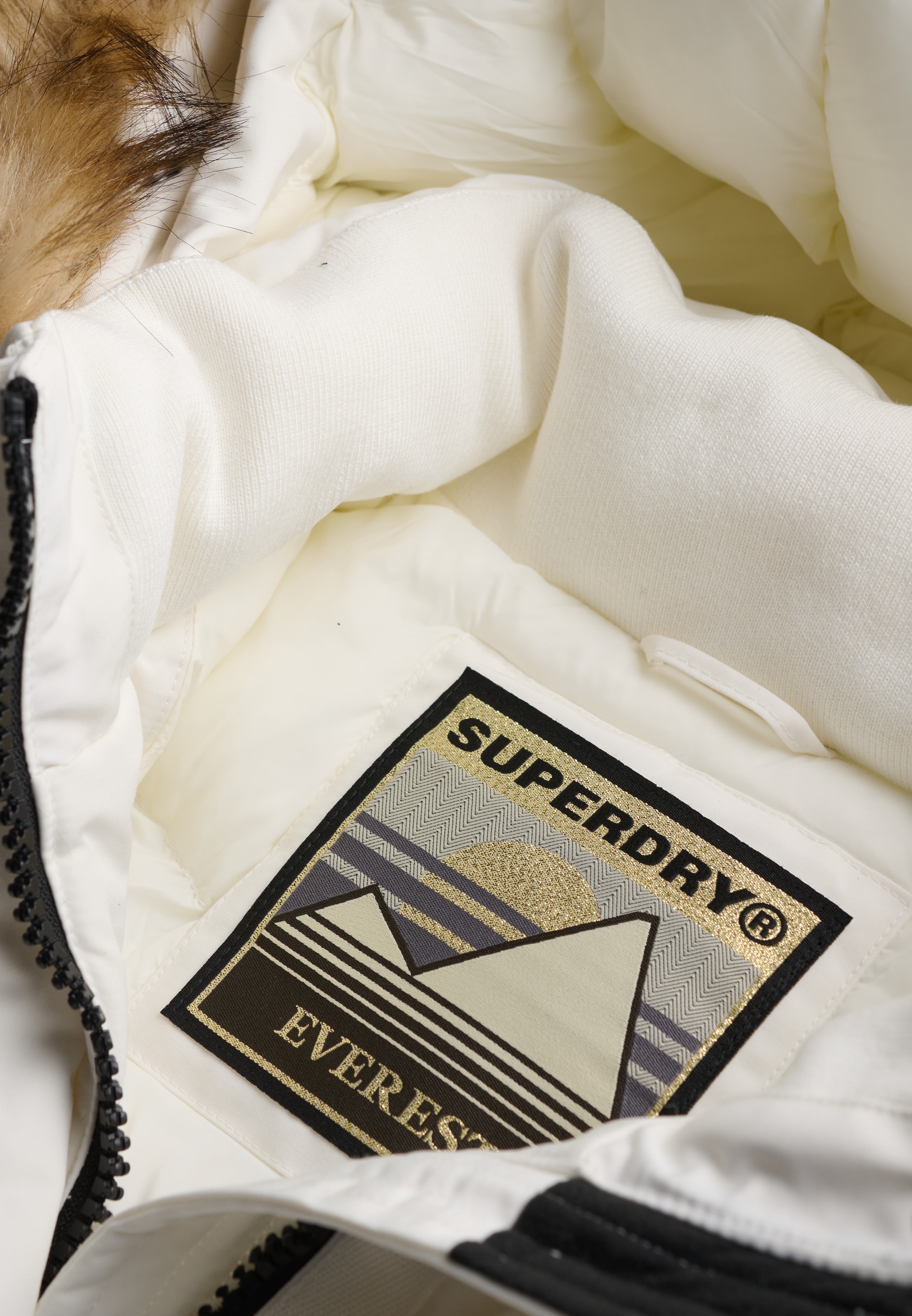Superdry & Co Winter Jacket 'Everest' in White