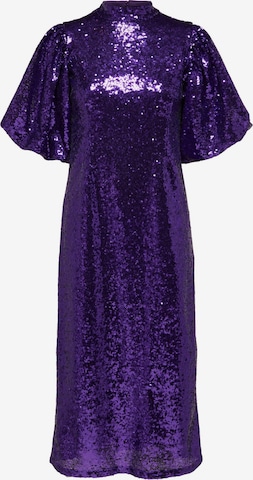 Robe de cocktail 'Sola' SELECTED FEMME en violet : devant