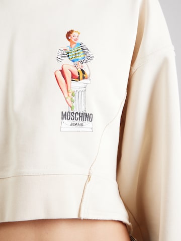Moschino Jeans Суичър в бежово