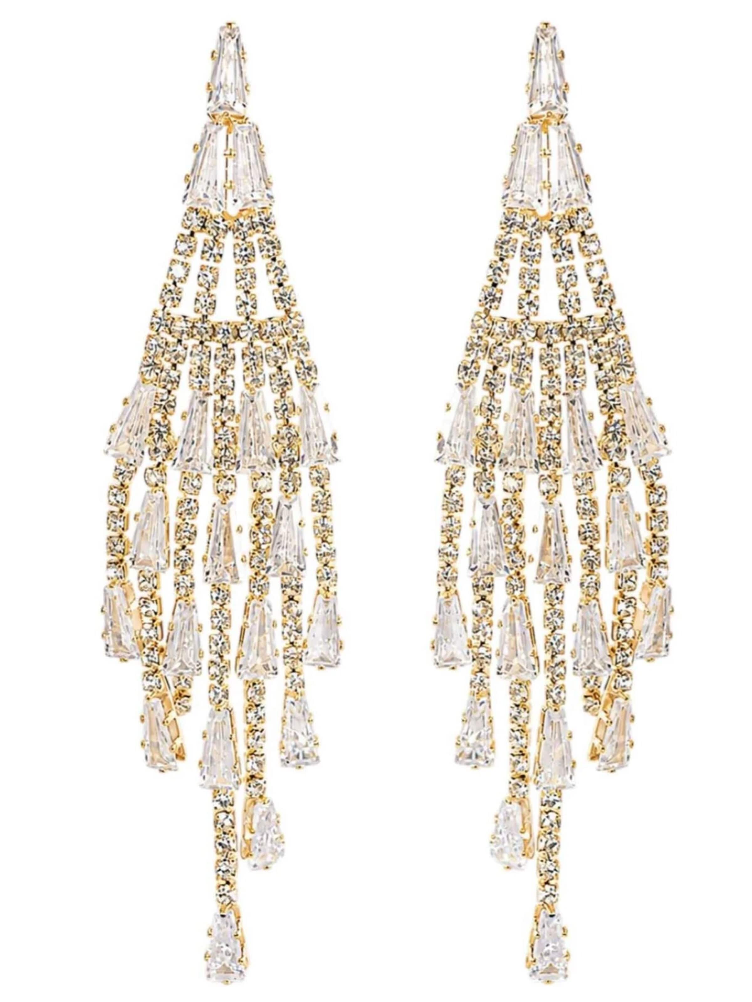 Boucles d'oreilles 'Czarina' RteRme en or : devant