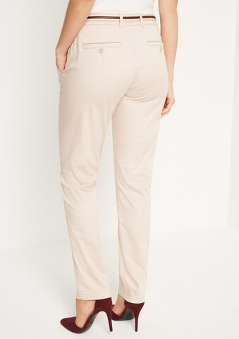 COMMA Slimfit Hose in Beige