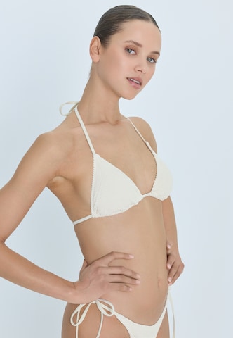 LSCN by LASCANA Triangel Bikinitop in Beige: voorkant