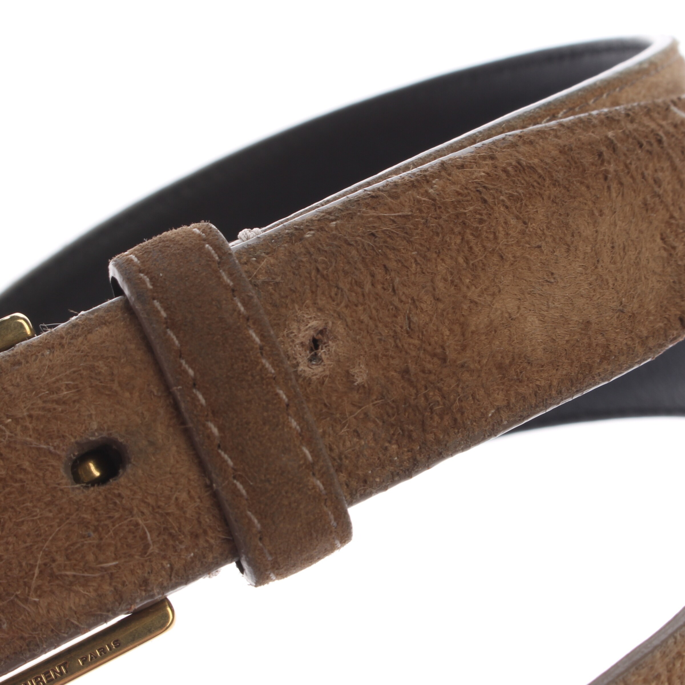 Saint Laurent Gürtel S in Braun