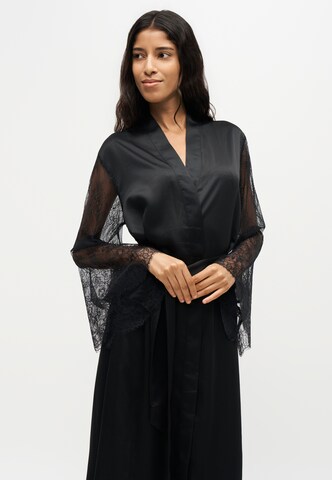 Hunkemöller - Albornoz largo 'Camille' en negro