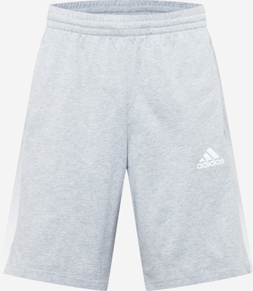 ADIDAS SPORTSWEAR Workout Pants in Grey: front