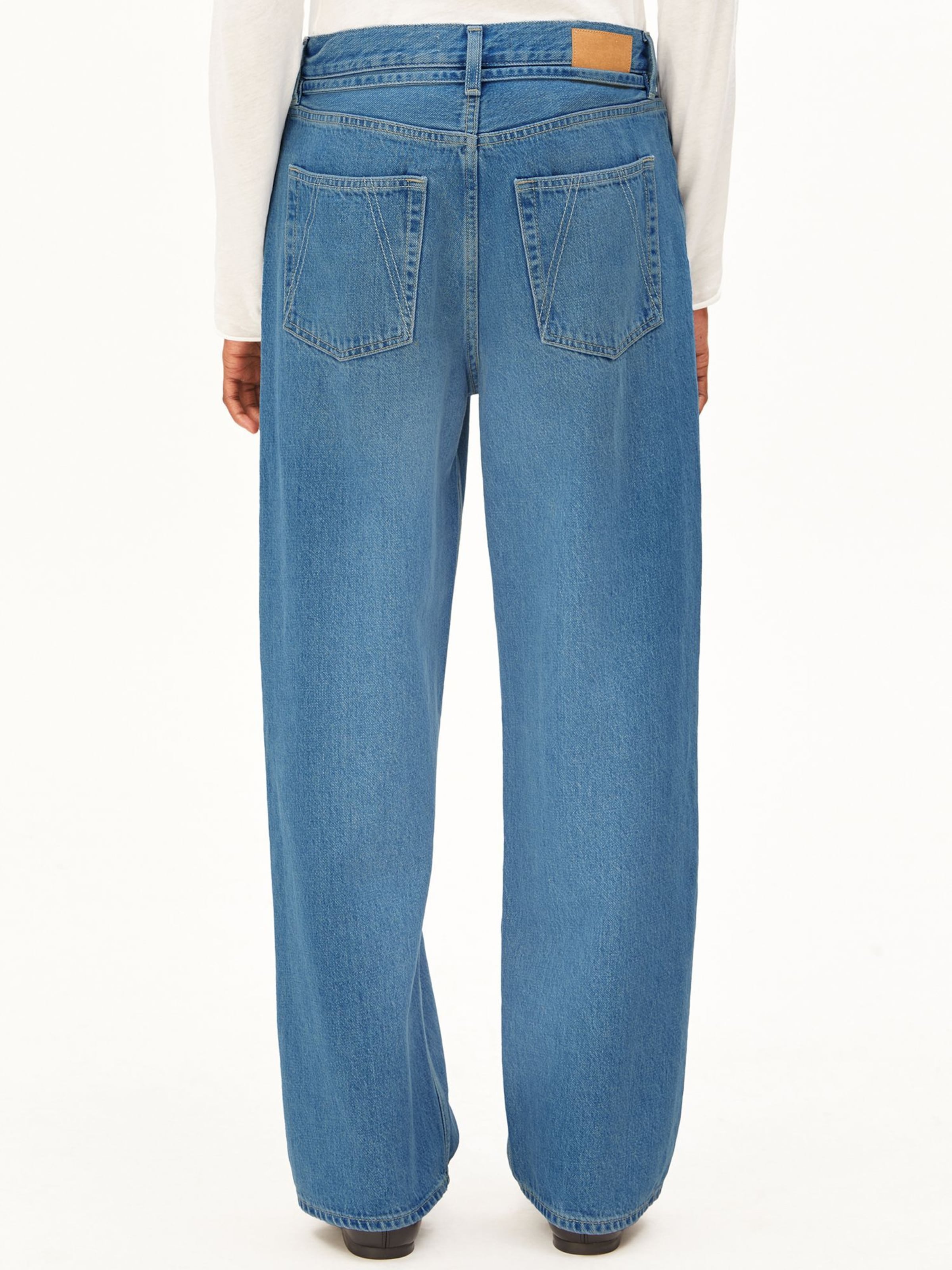 ARMEDANGELS Loosefit Jeans HAAYI in Blau: Rückseite