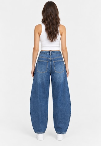 Elara Vat Jeans in Blauw