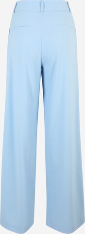 Selected Femme Tall Wide leg Bandplooibroek 'CHARLOTTE' in Blauw