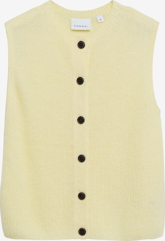 Cardigan COMMA en jaune : devant