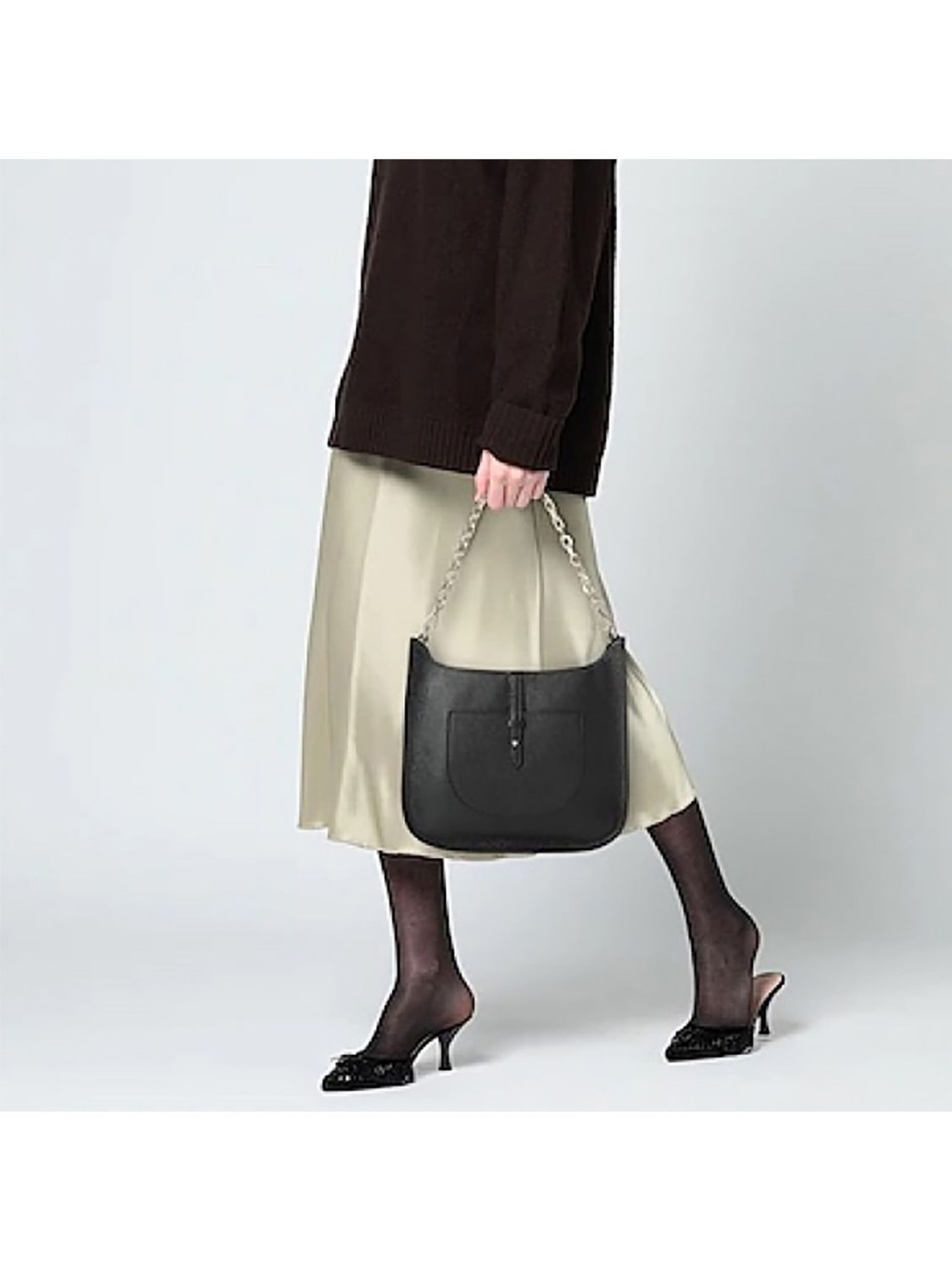 Sac bandoulière Florence en noir