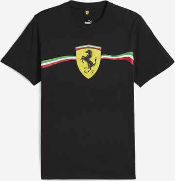 PUMA Тениска 'Ferrari Race' в черно: отпред