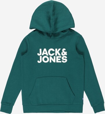 Felpa di Jack & Jones Junior in verde: frontale