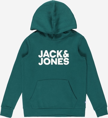 Jack & Jones Junior Mikina – zelená: přední strana
