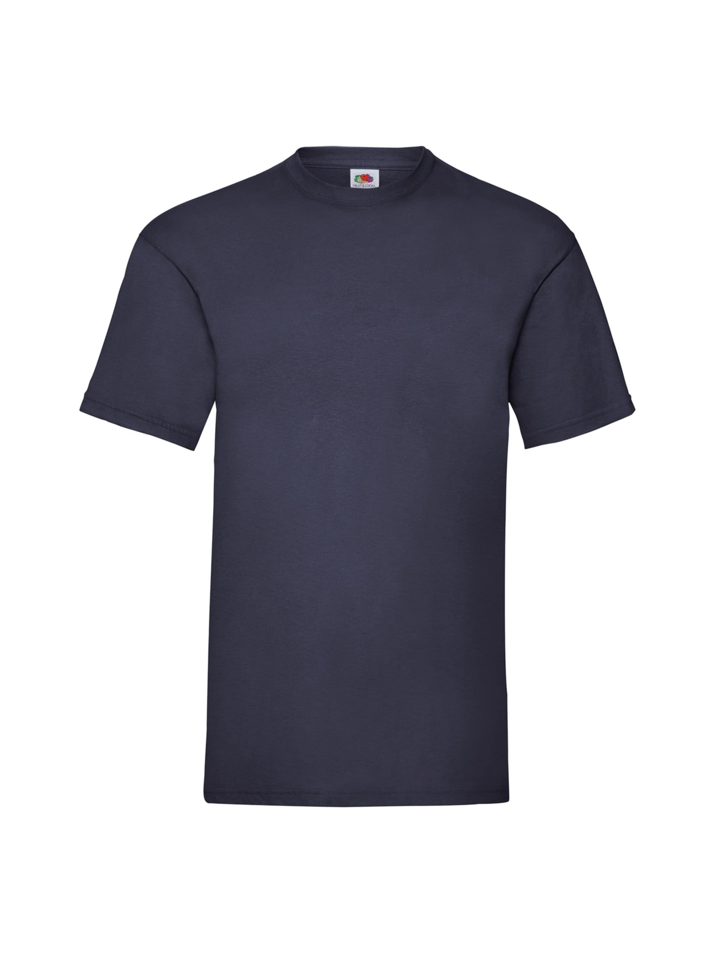 FRUIT OF THE LOOM Shirts 'T-shirt' i blå: forside
