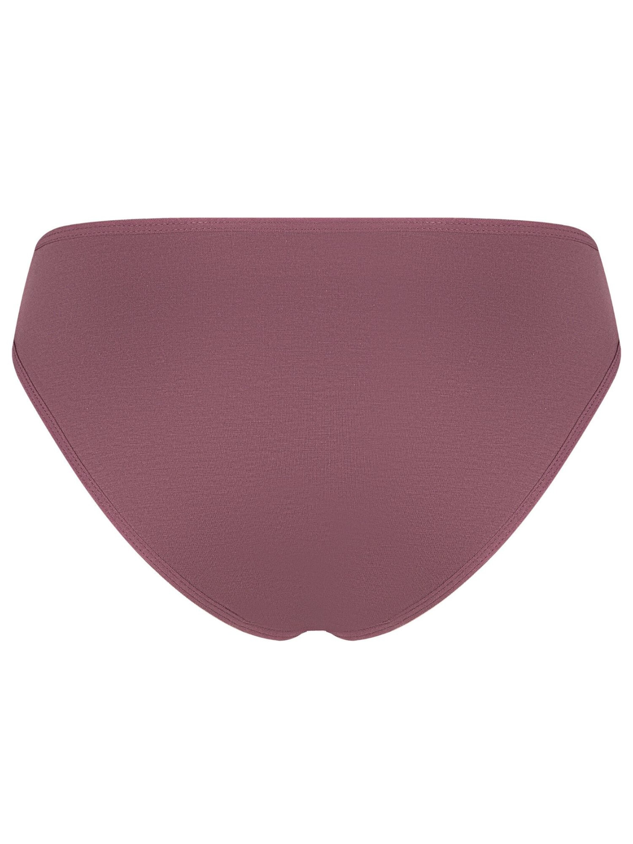 Albero Natur Slip 'Klassischer Bio-Baumwoll Damen Slip'‌‌ in Rot