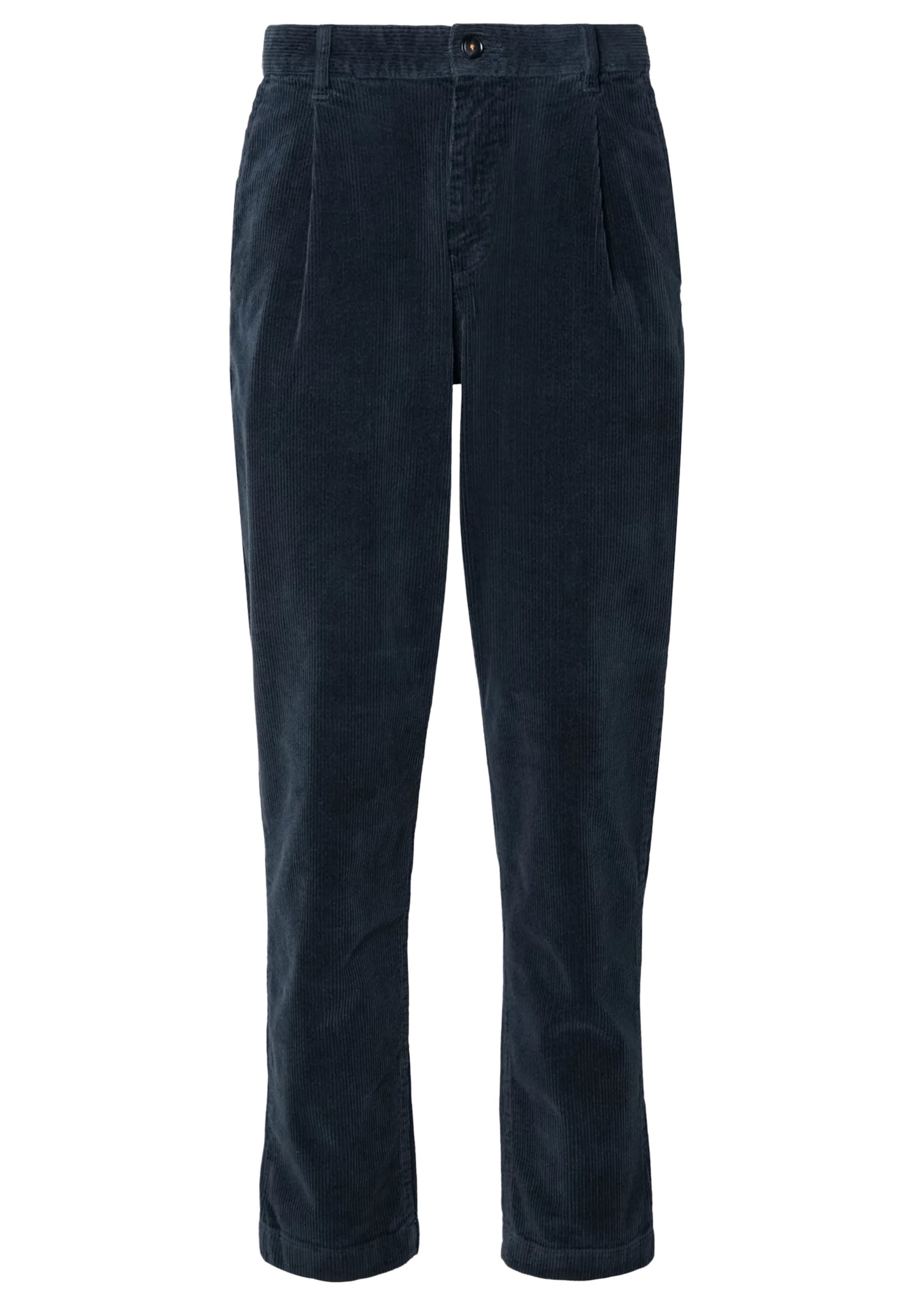 BOSS Regular Bandplooibroek 'Shyne' in Blauw: voorkant