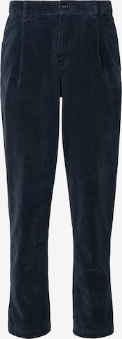 BOSS Bandplooibroek 'Shyne' in Blauw: voorkant