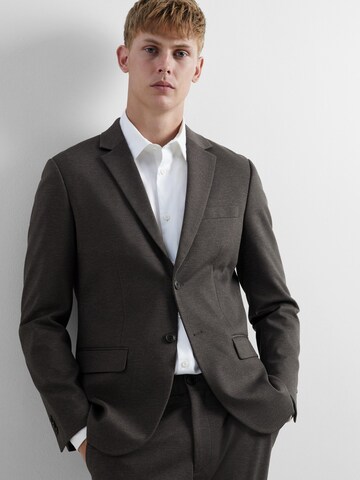 SELECTED HOMME Slim fit Blazer in Brown: front