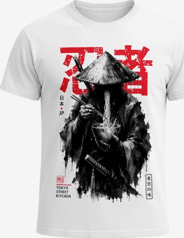 Neverless Shirt 'Rōnin' in White: front