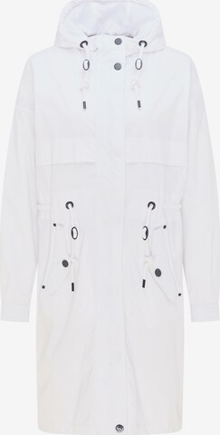 DreiMaster Maritim Between-Seasons Parka in White: front