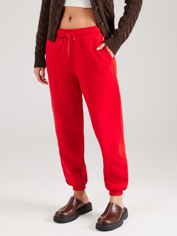 Effilé Pantalon Polo Ralph Lauren en rouge : devant