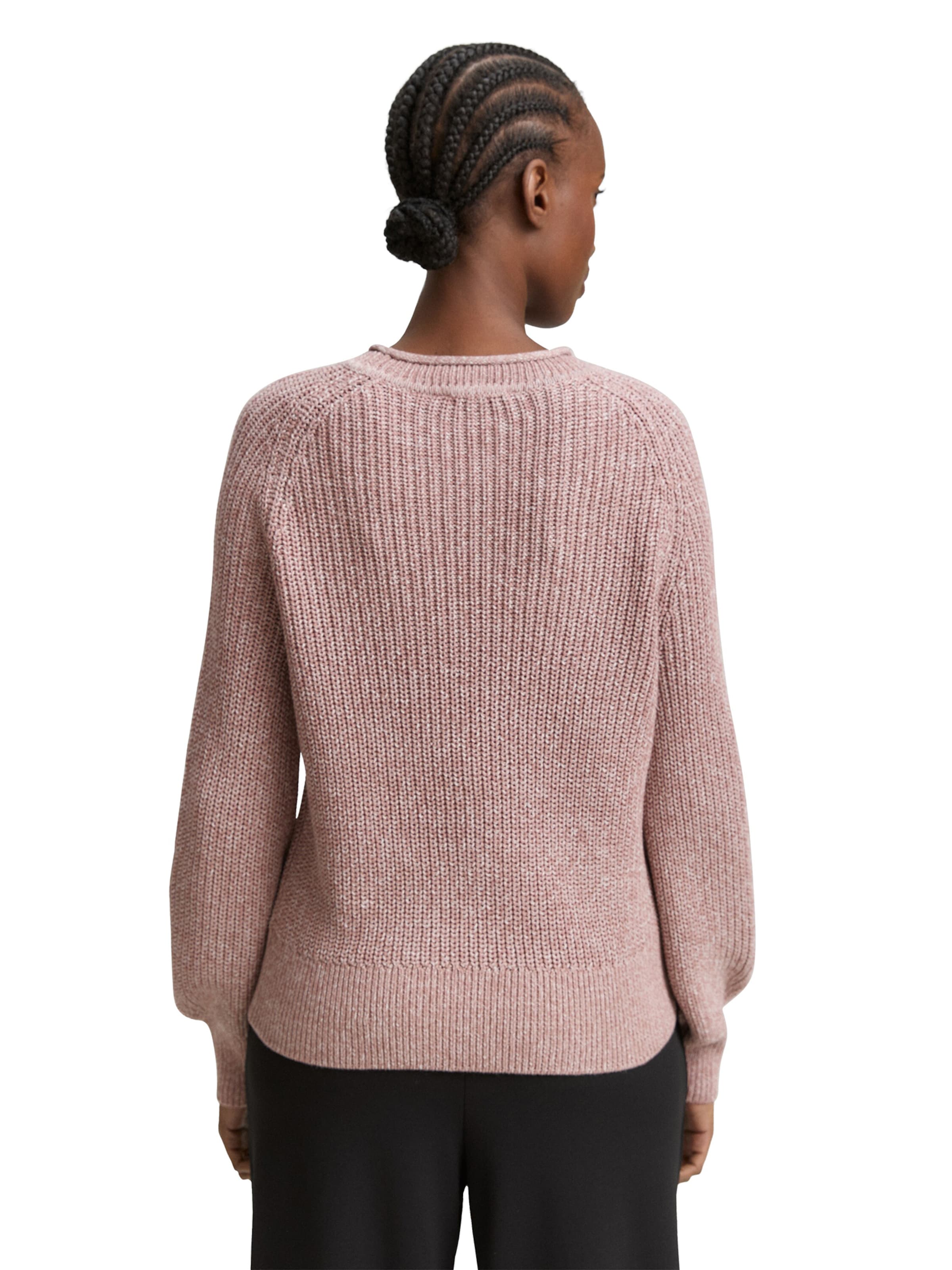 TOM TAILOR DENIM Pullover in Lila