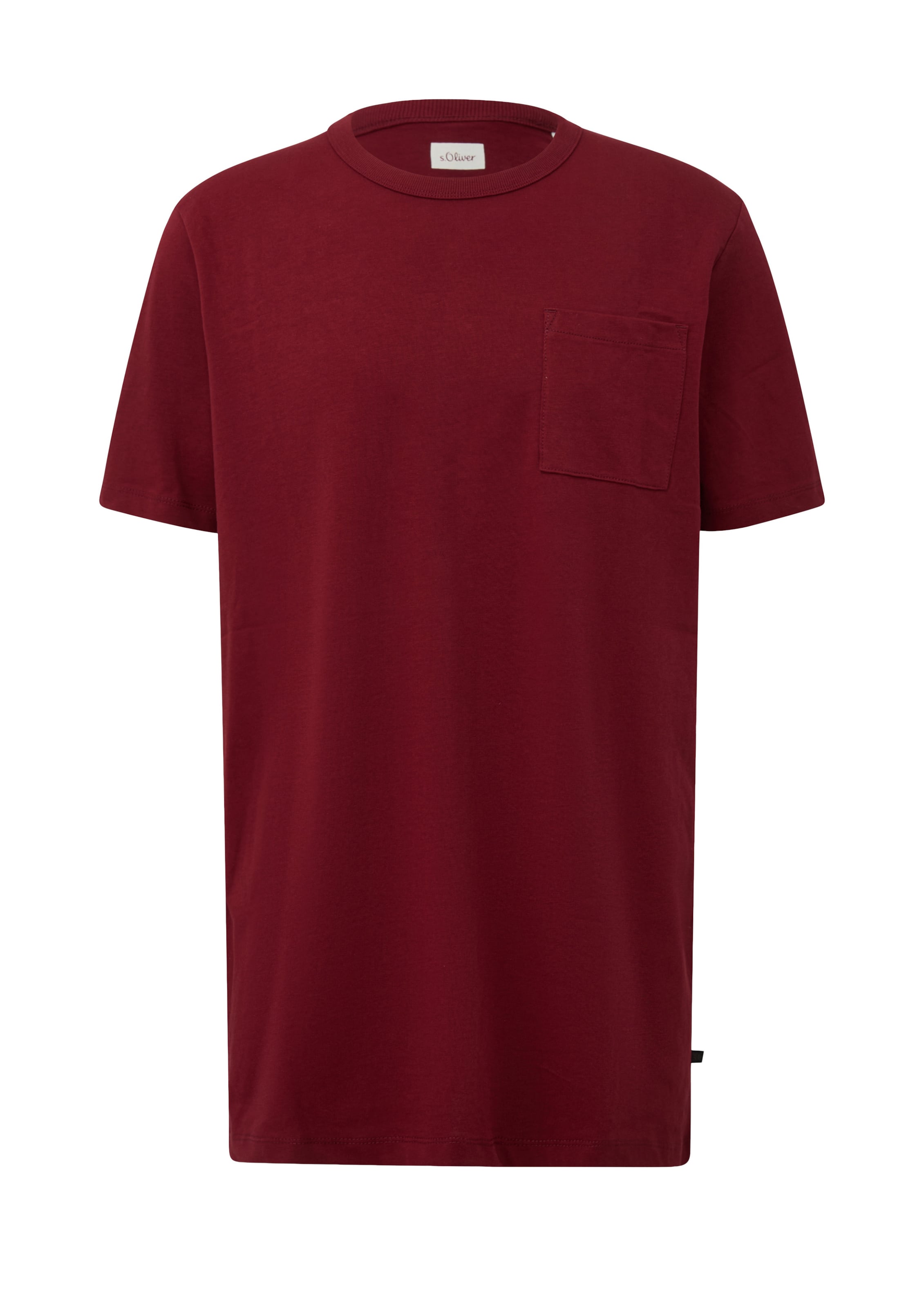 T-Shirt s.Oliver Men Big Sizes en rouge : devant