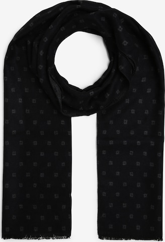 Finshley & Harding Scarf in Black: front