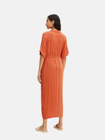 TOM TAILOR Kleid in Orange