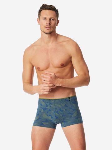 SCHIESSER Boxer shorts ' Long Life Soft ' in Blue: front