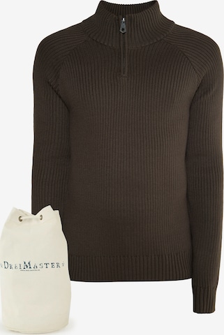 DreiMaster Vintage Pullover in Braun: predná strana