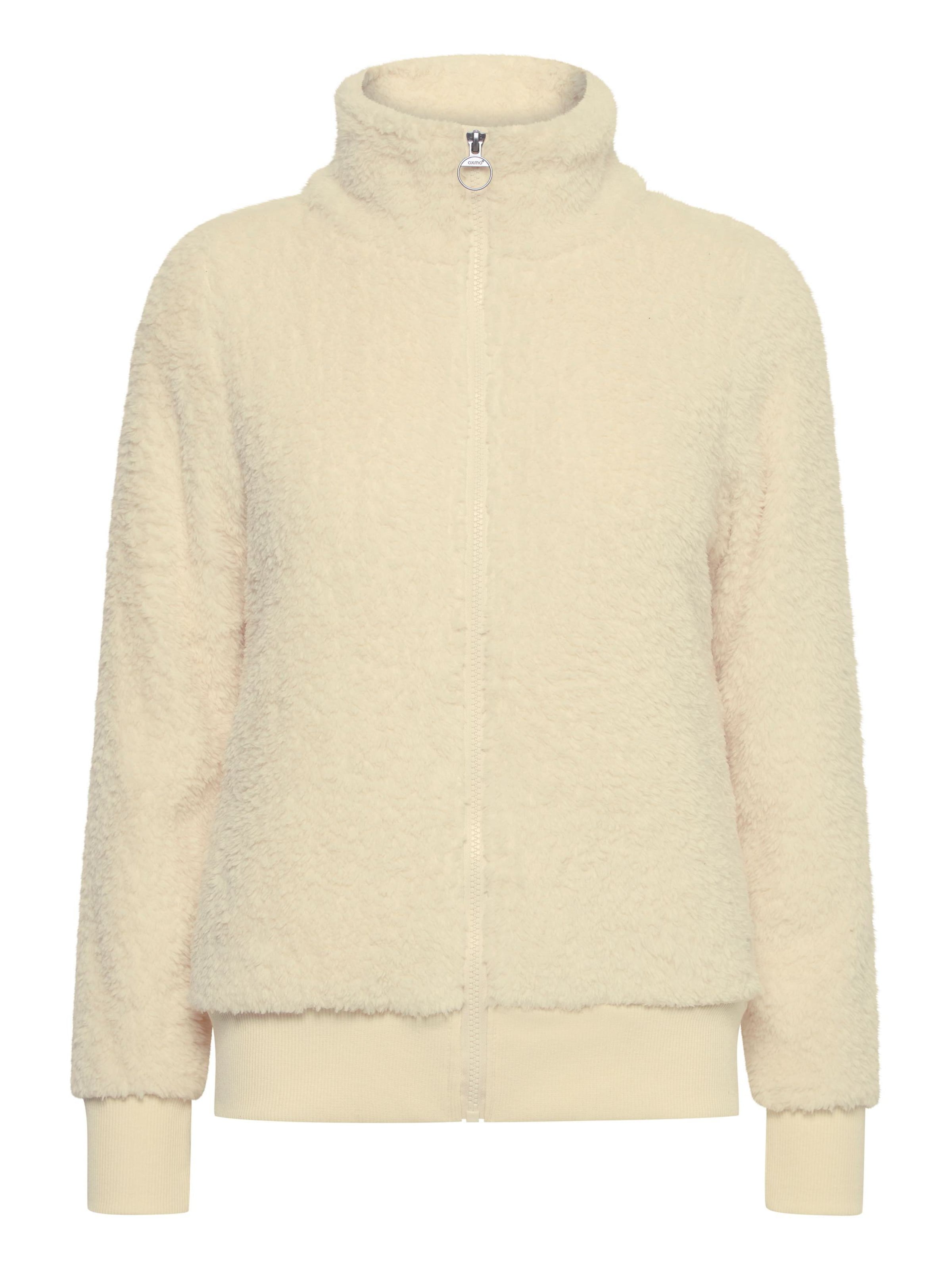 Oxmo - Chaqueta polar 'Anneka' en blanco: frente