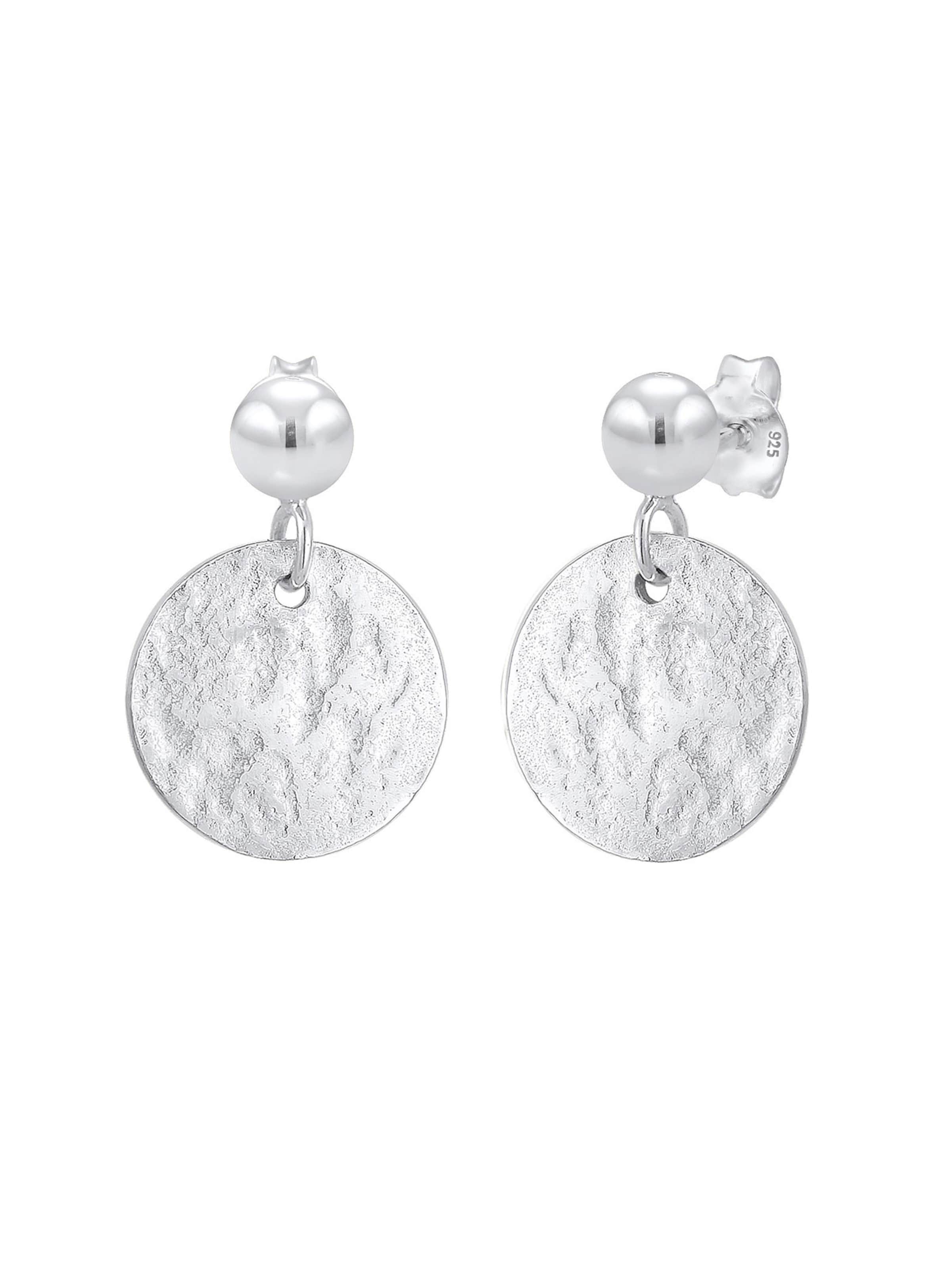 ELLI Kõrvarõngas 'Geo', värv Hõbe: eest vaates