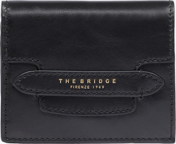 The Bridge Wallet in Black: front