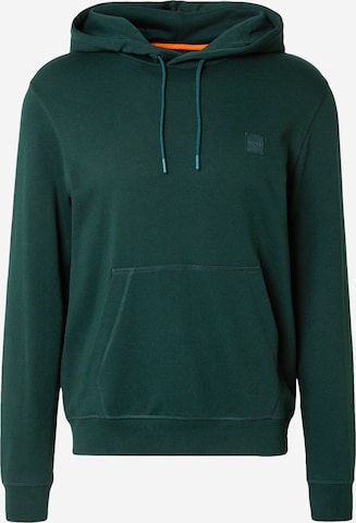 BOSS Sweatshirt 'Wetalk' in Groen: voorkant