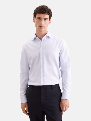 SEIDENSTICKER Slim Fit Hemd in Blau