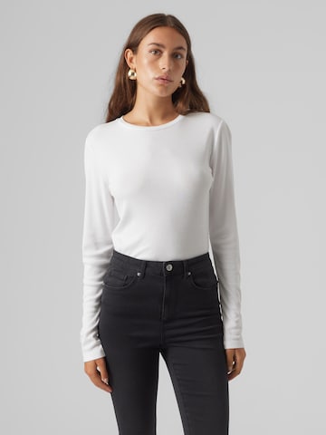 VERO MODA Shirt 'ROMA' in Wit: voorkant