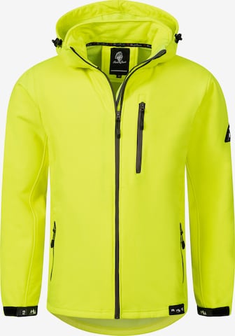 Rock Creek Outdoorjacke in Gelb: Vorderseite