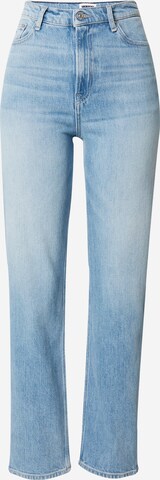 Tommy Jeans - Regular Calças de ganga 'JULIE STRAIGHT' em azul: frente