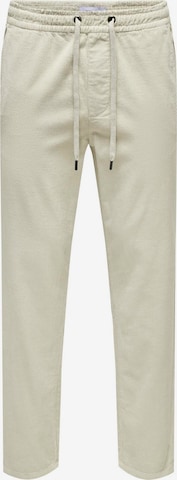 Pantaloni 'ONSLinus' di Only & Sons in grigio: frontale