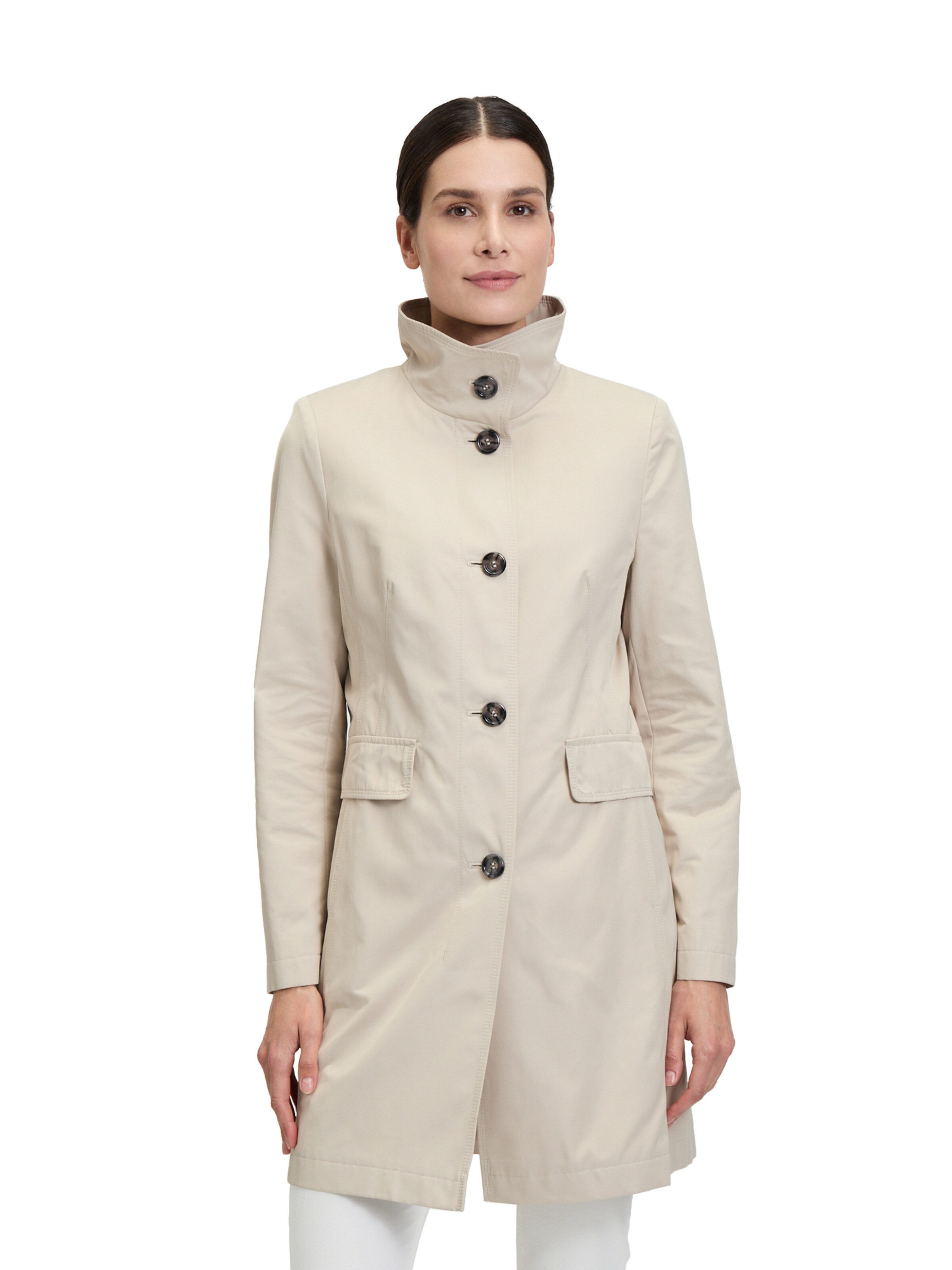 GIL BRET Tussenmantel in Beige: voorkant