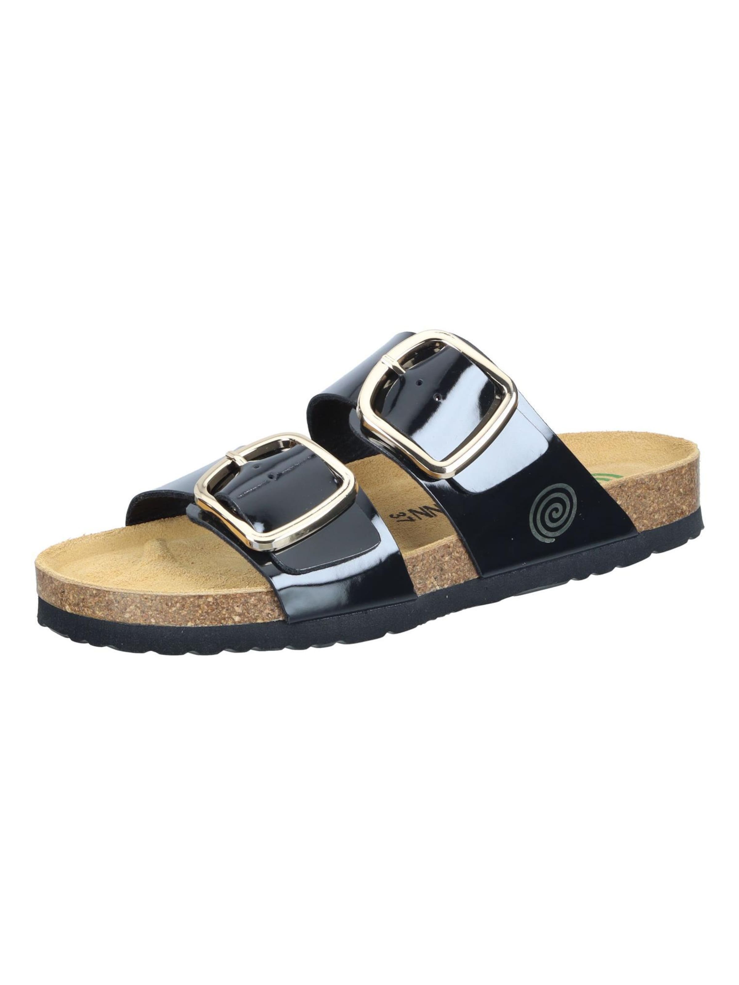 DR. BRINKMANN Mules 'BONILLO' in Black: front